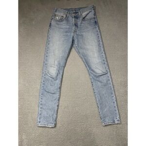 Levi's Premium 501 S Big E Skinny Jeans Women's Size 26 X 30 Button Fly Denim